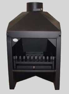 600mm Corner Fireplace